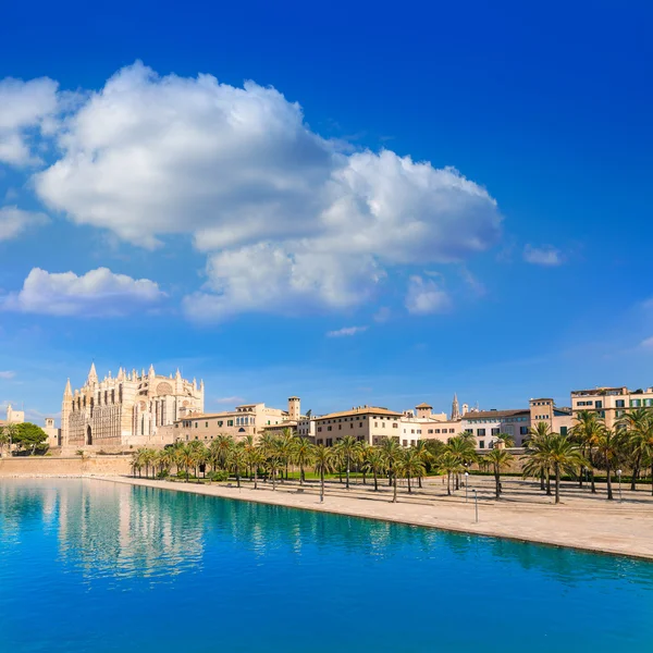 Mallorca Palma kathedraal Seu Seo van Mallorca — Stockfoto