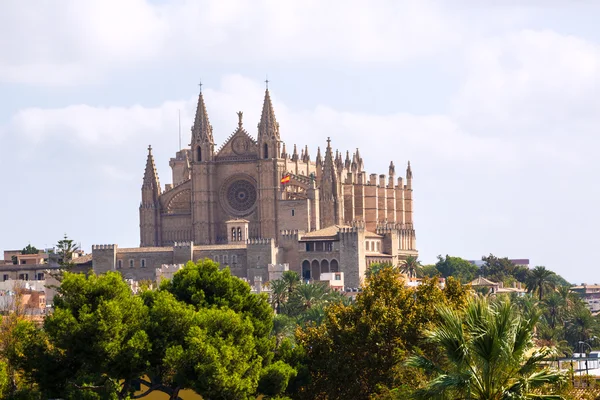 Palma de Mallorca-katedralen de la Seo Mallorca — Stockfoto