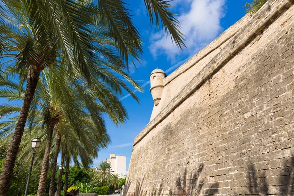 Mallorca Es Baluard fasáda v Palma de Mallorca — Stock fotografie