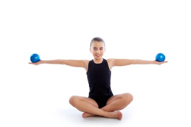 Pilates topu çocuk kız Egzersiz Fitness ağırlıklı