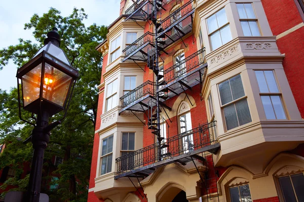 Beacon Hill Boston in Massachusetts — Stock Photo, Image