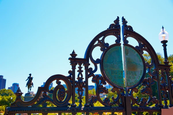 Portão de Boston Common Arlington George washington — Fotografia de Stock
