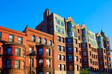 Boston Massachusetts tuğla duvar buidings