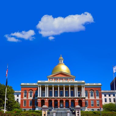 Boston Massachusetts Devlet House altın kubbe