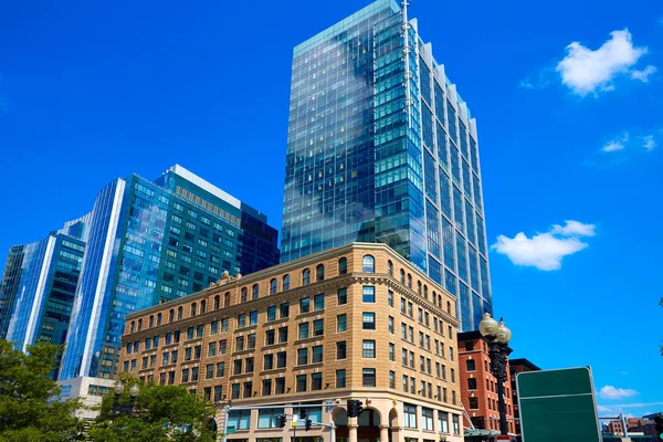 Boston Massachusetts downtown buidings — Stock Photo, Image