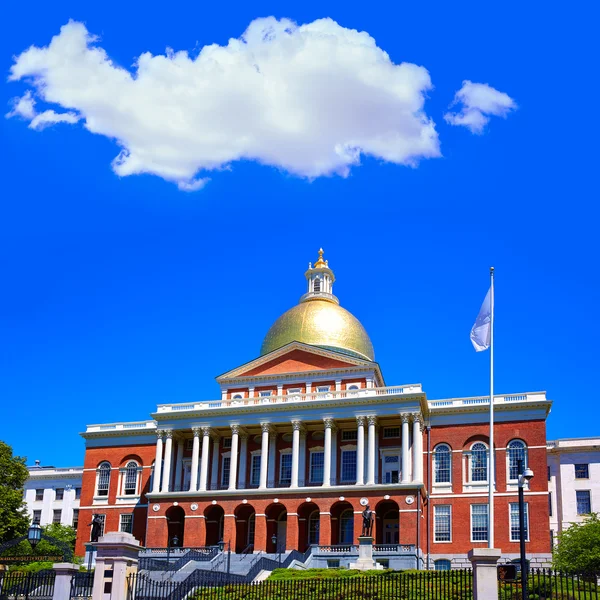 Boston Massachusetts State House gouden koepel — Stockfoto