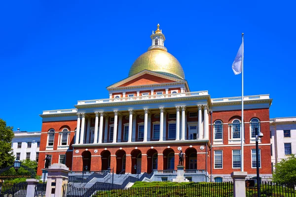 Boston Massachusetts State House gouden koepel — Stockfoto