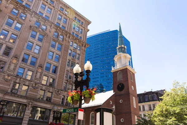 Boston eski Güney Toplantı evi tarihi sitesi — Stok fotoğraf