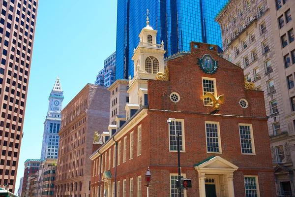 Boston altes Staatshaus baut in massachusetts — Stockfoto