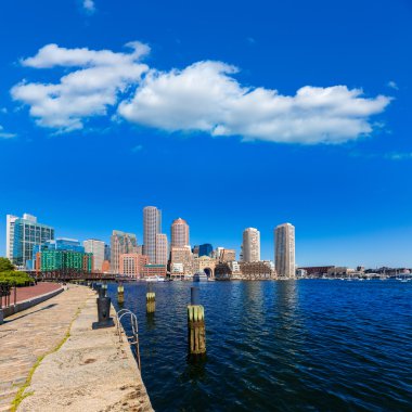Fan Pier güneş ışığı Massachusetts Boston manzarası