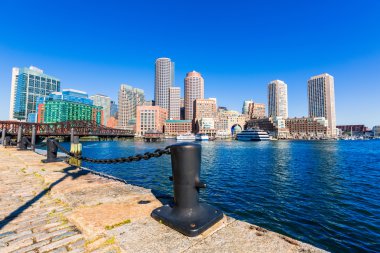 Fan Pier güneş ışığı Massachusetts Boston manzarası