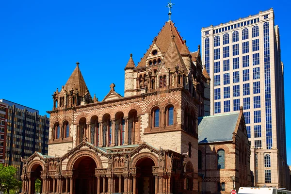 Boston Trinity Church en Copley Square — Foto de Stock