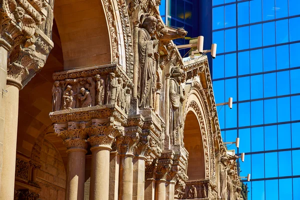 Boston Trinity Church am Copley Square — Stockfoto