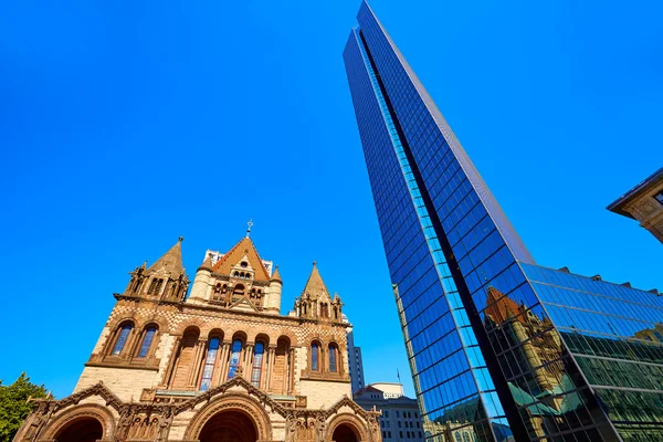 Boston Trinity Kilisesi Copley Meydanı'nda — Stok fotoğraf