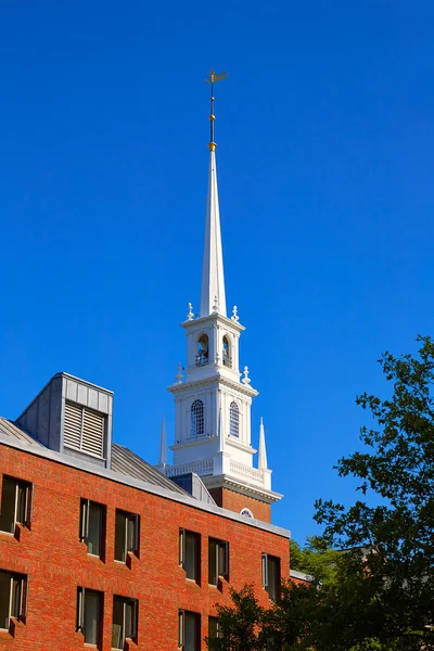 Harvard Üniversitesi Cambridge Massachusetts — Stok fotoğraf