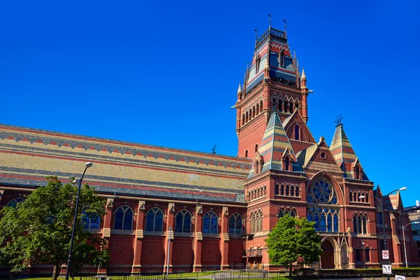 Harvard University historic building in Cambridge — Stock Photo, Image