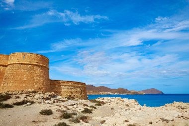 Almeria Cabo de Gata kale Los Escullos beach