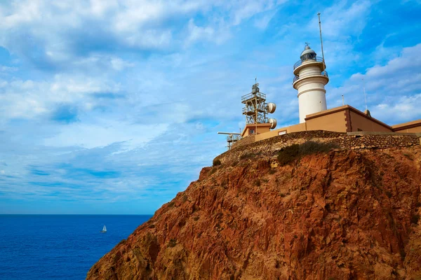 在西班牙阿尔梅里亚 Cabo de Gata 灯塔 — 图库照片