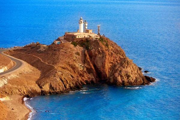 Альмерія Кабо-де-Гата маяк Середземномор'ї Іспанії — стокове фото