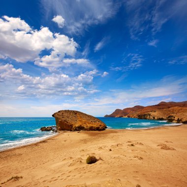Cabo de Gata kumsalda Almeria Playa del Monsul