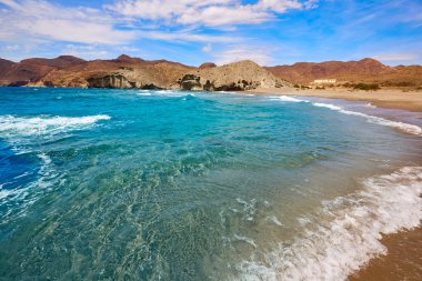 Cabo de Gata kumsalda Almeria Playa del Monsul