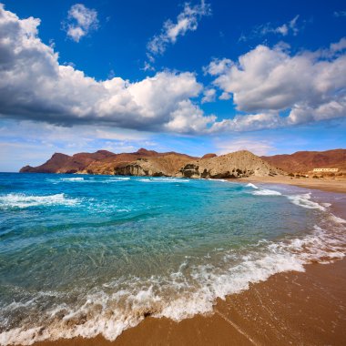 Cabo de Gata kumsalda Almeria Playa del Monsul