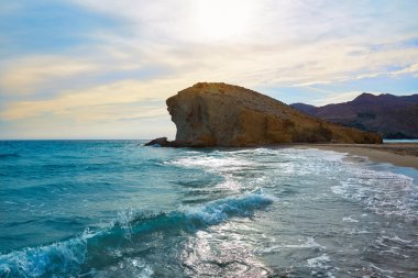 Cabo de Gata kumsalda Almeria Playa del Monsul