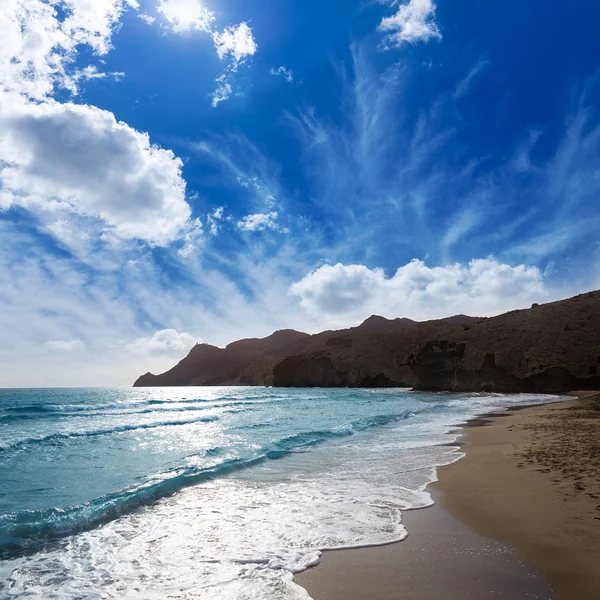 Almeria Playa del Monsul stranden i Cabo de Gata — Stockfoto