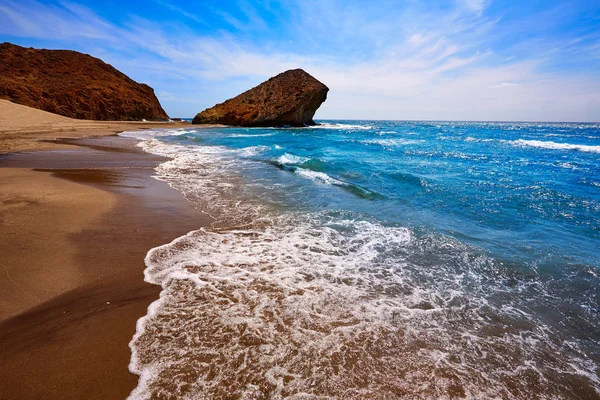 Almeria Playa del Monsul beach na Cabo de Gata — Stock fotografie