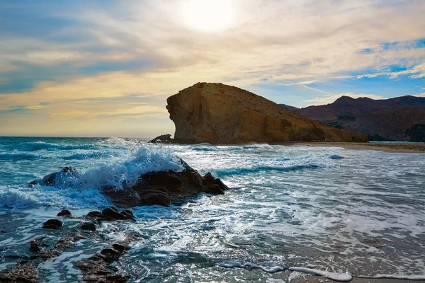 Almeria Playa del Monsul beach Cabo de Gata — Stok fotoğraf