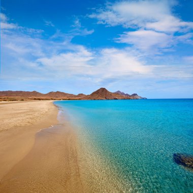 Almeria Playa los Genoveses Cabo de Gata plaj