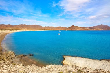 Almeria Playa los Genoveses Cabo de Gata plaj