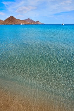 Almeria Playa los Genoveses Cabo de Gata plaj