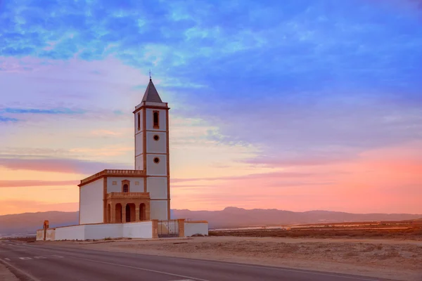 Almeria Cabo de Gata Salinas kyrka i Spanien — Stockfoto