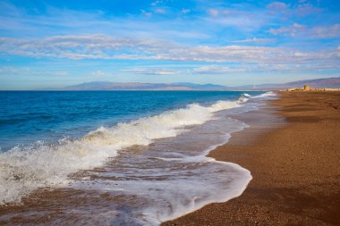 Almeria Cabo de Gata San Miguel beach İspanya