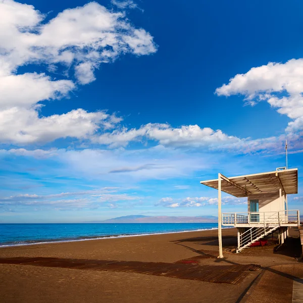 Almeria Cabo de Gata San Miguel beach életmentő — Stock Fotó