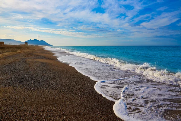 Альмерія Кабо-де-Гата San Miguel пляж Іспанії — стокове фото