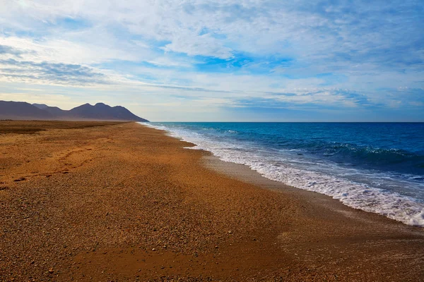 Almeria cabo de gata san miguel strand spanien — Stockfoto
