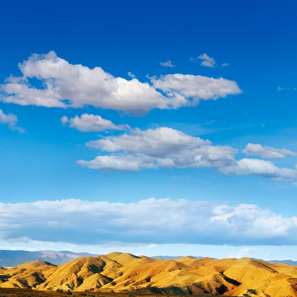 Almeria Tabernas desert mountains in Spain — Stock Photo, Image