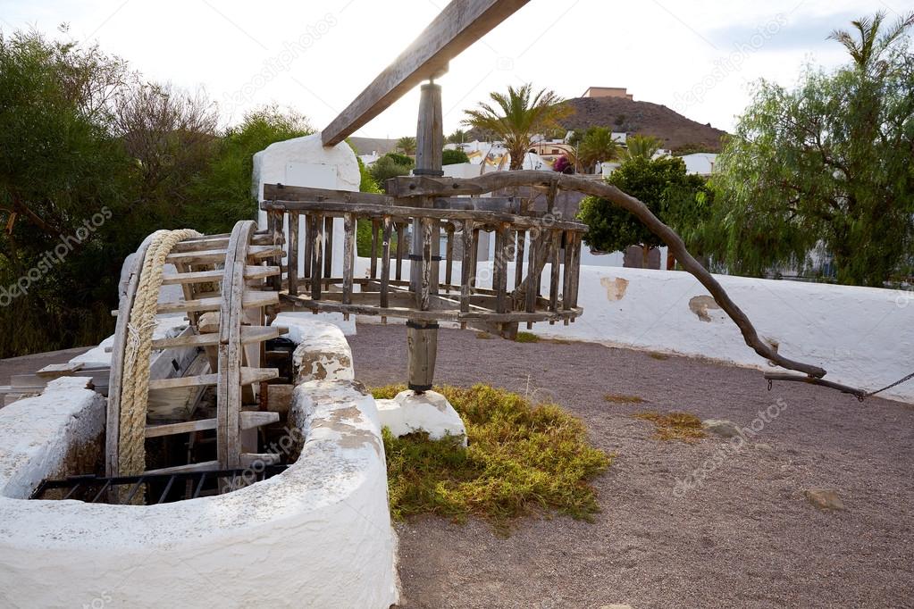 Almeria Cabo de Gata watermill Pozo de los Frailes