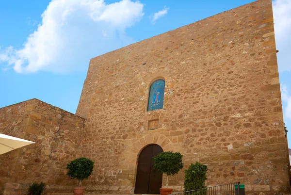 Mojácar Almeria Medelhavet kyrka i Spanien — Stockfoto