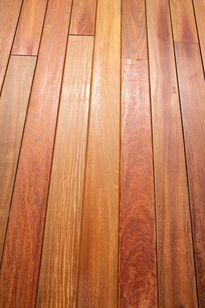 Ipe teak wood decking deck pattern tropical wood — Stock Photo, Image