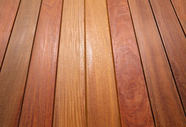 Decks de madeira de teca Ipe padrão de madeira tropical — Fotografia de Stock