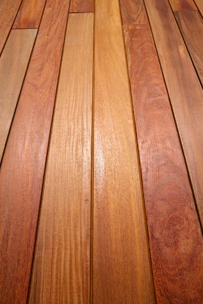 Ipe teak wood decking deck pattern tropical wood — Stock Photo, Image