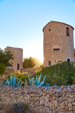 Javea xabia el molins batımında Alicante