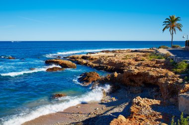 Alicante Akdeniz Denia Las Rotas Rotes beach