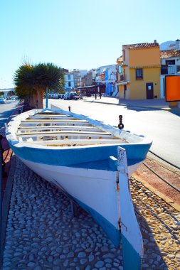 Denia Köyü Akdeniz cepheler Alicante
