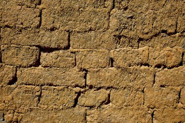 Yol, saint James adobe çamur duvarlara Palencia