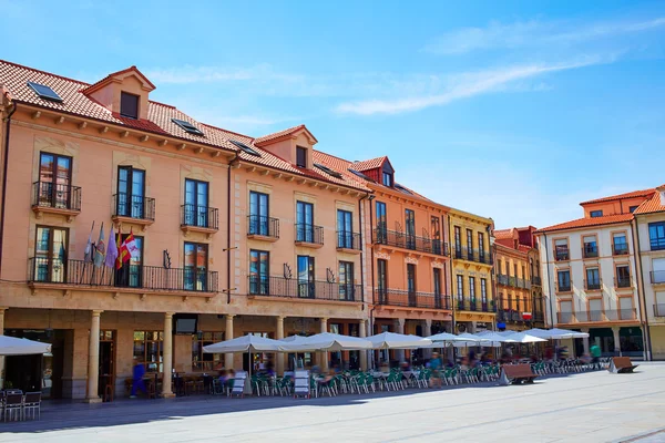 Astorga Leon plaza de Espana κοντά Ayuntamiento — Φωτογραφία Αρχείου