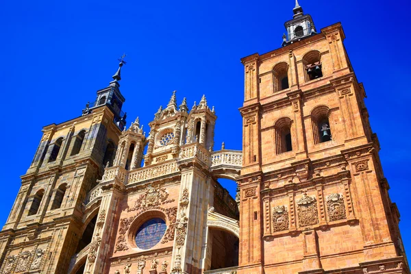 Astorga cathedral in Way of Saint James at Leon — Stock Photo, Image